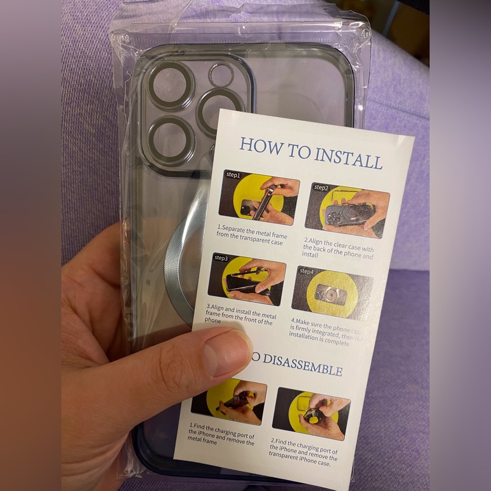 Clear Case for iPhone 14 Pro Max with Full Camera Protection